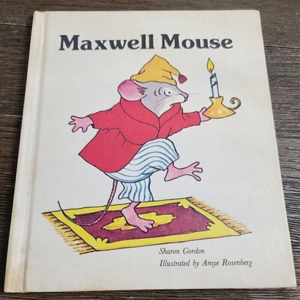 Vintage 80s 1981 Maxwell Mouse Sharon Gordon Children's Picture